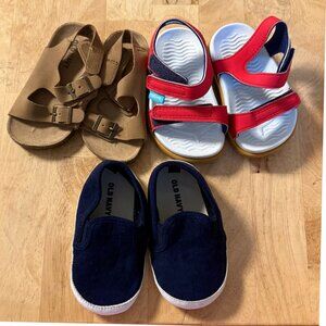 Toddler Shoe Bundle - Old Navy & Native Sandals, ON Slip Ons